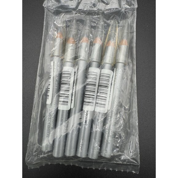 Lot of 6 ~ Jordana‎ 4” Silver Eyeliner Pencils - NEW - Picture 1 of 1